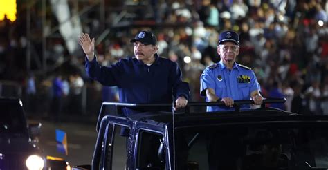 Discurso Del Comandante Daniel Ortega En El Desfile Policial Con La