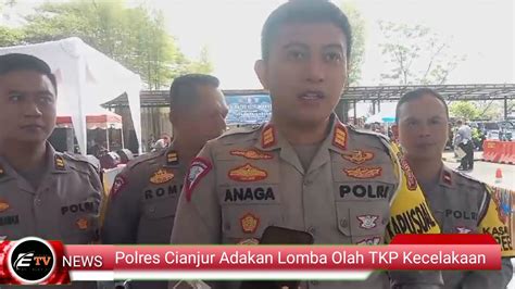 HUt Lalin Bayangkara Polres Cianjur Adakan Lomba Olah TKP Kecelakaan