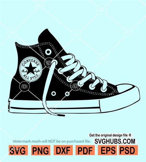 Converse All Star Svg All Stars Sneakers Svg Sports Shoes Svg Chuck