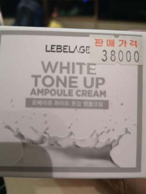 Lebelage White Tone Up Ampoule Cream, Beauty & Personal Care, Face ...
