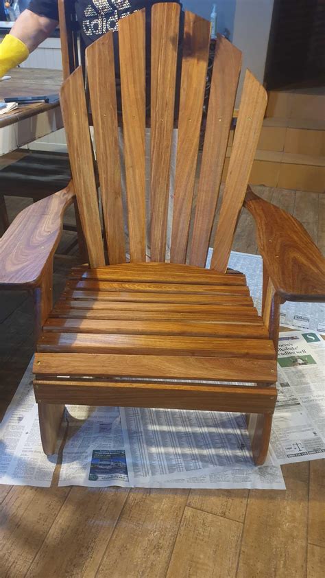 Teak Adirondack Chair - Etsy