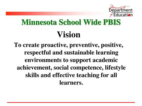 Ppt Minnesota School Wide Positive Behavioral Interventions And