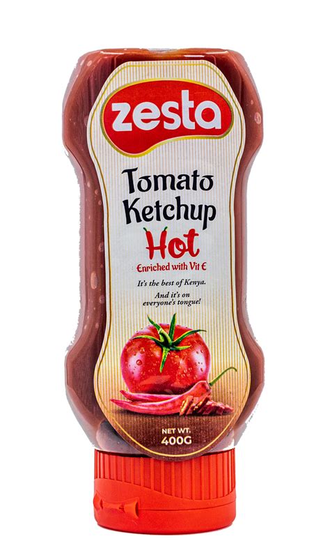 Zesta Tomato Ketchup Hot G Raisons Distributors Ltd