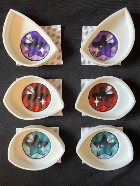 Custom Color Star Fursuit Eye Mesh Etsy