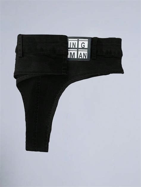 Button Detail Hot Denim Shorts SHEIN USA