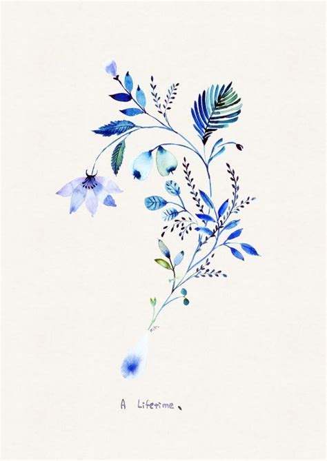 53번째 이미지 | 예술 영감, 꽃그림, 수채화 아이디어