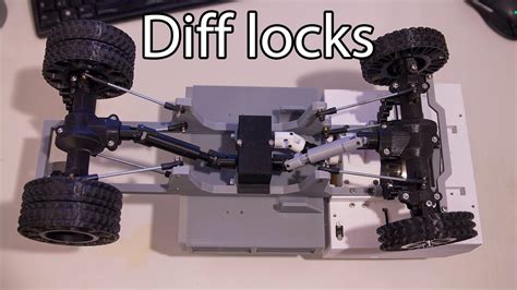 D Printed Rc Truck V Diff Locks Youtube