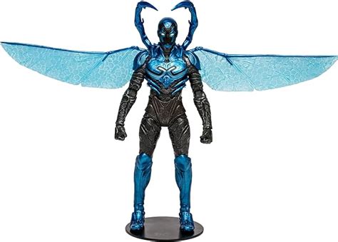 Mcfarlane Toys Dc Blue Beetle Movie Blue Beetle Battle Mode 7in Action Figure Figures