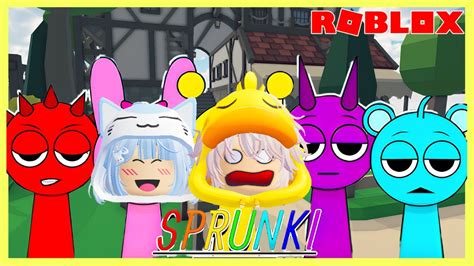 AKU DAN JICHAN MENCARI SPRUNKI MORPHS YANG HILANG Di Roblox Feat