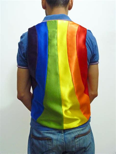 Lgbt Gay Rainbow Pride Flag Vest Shirt Outfit Clothing Drag Etsy
