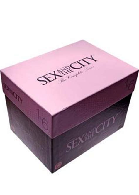 Sex And The City Complete Series Mini Shoe Box DVD Laserdisken Dk Salg Af DVD Og Blu