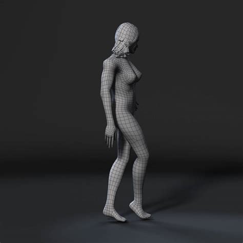 Beautiful Naked Woman Character 3D Model By 123IGOR