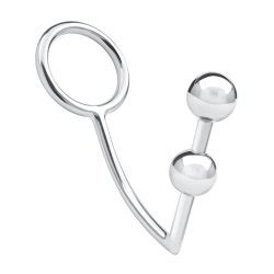 Blue Line Bead Stainless Steel Anal Hook Cock Ring Mm Sex Toys Adult Novelties