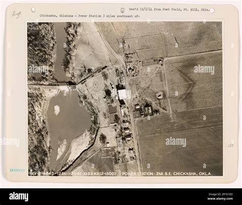 Oklahoma - Chickasha, Aerial Photograph Stock Photo - Alamy