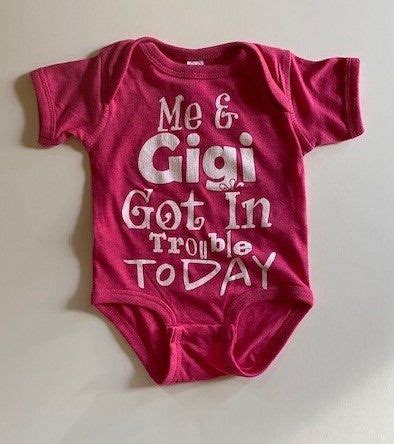 Me And Gigi Got In Trouble Today Gigi Gigi Shirts Hot Pink