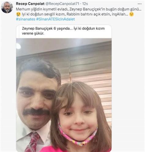 Sinan Ateşin kızı Zeynep Banuçiçekin bugün doğum günü