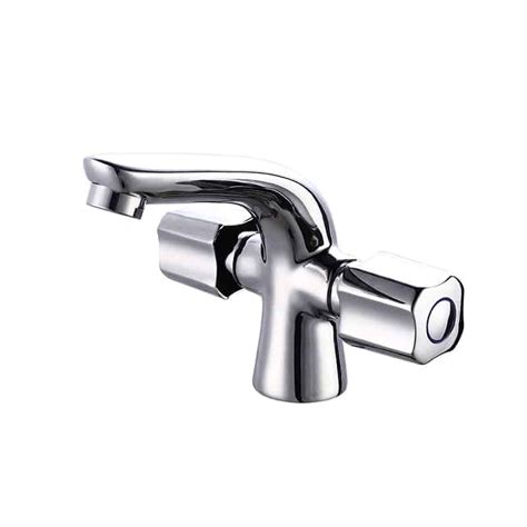 Two Knobs Mixer Basin Tap Hot And Cold Water Faucetu