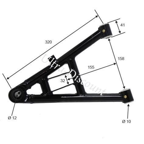 Lower Left A Arm For ATV SHINERAY Quad 250cc STXE 320mm After 2008