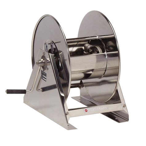 Reelcraft 34 In X 75 Ft Stainless Steel Hand Crank Hose Reel