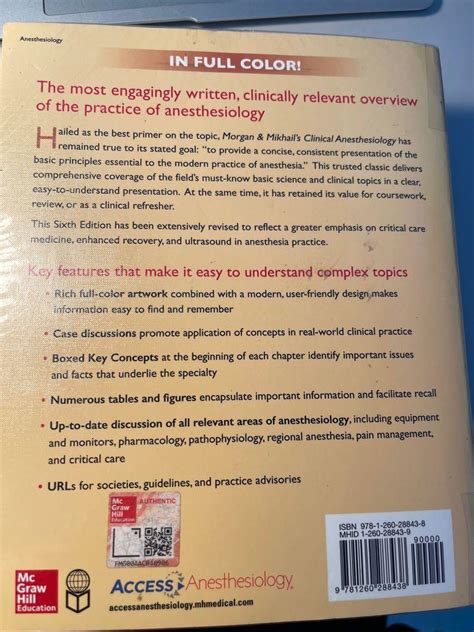 Morgan & Mikhail’s Clinical Anesthesiology, Hobbies & Toys, Books ...