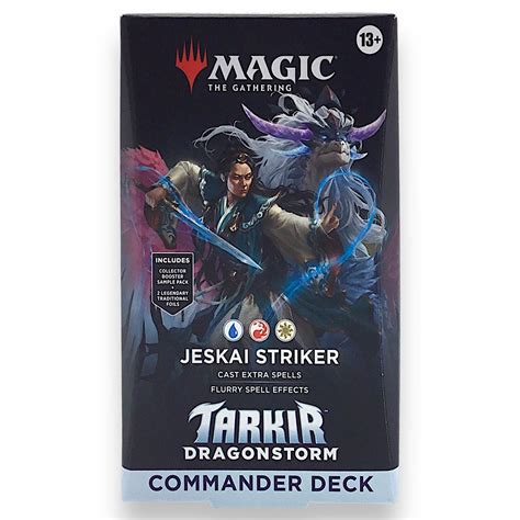 MTG Jeskai Striker Tarkir Dragonstorm Commander Deck – Collectors