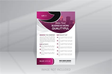 Modern Business Flyer Vector Template Graphic by VMSIT · Creative Fabrica