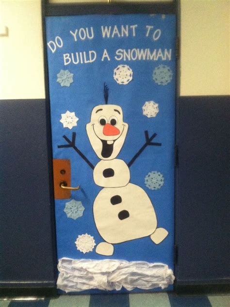 Olaf Holiday Door Decorating Contest