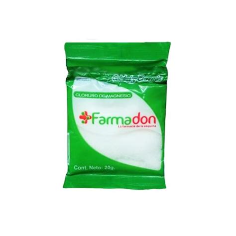 Cloruro De Magnesio X Gr Farmadon Farmadon La Farmacia De La Esquina