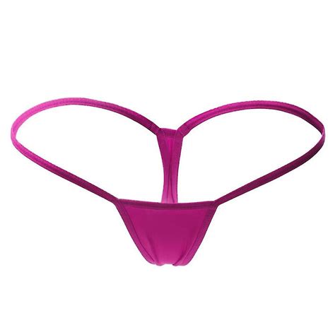 Sexy Mini Thong Micro G string Femmes Sous vêtements Slips Culotte Lingerie Knickers Fruugo BE