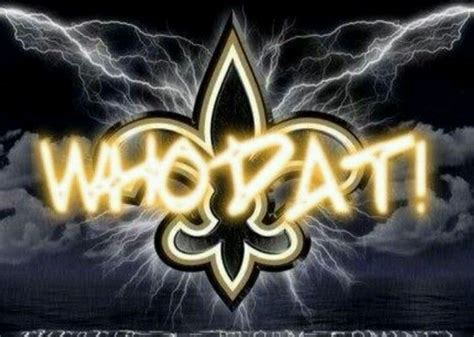 Who Dat New Orleans Saints Football All Saints Day Saints Football