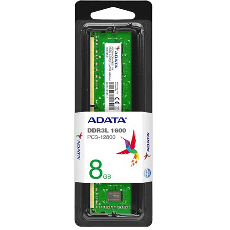 Dimm Adata 8gb Pc-1600 Ddr3l Low Voltage - Memorias - ADDU1600W8G11-SPU