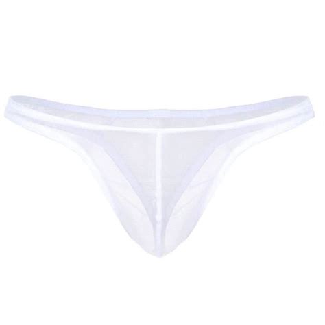 Iixpin String Transparent Homme Sexy Tanga Slip Gay G String Bikini Briefs Panties Lingerie