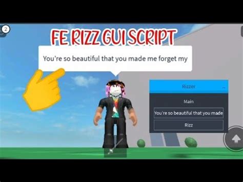 Roblox Fe Rizz Gui Script Using Fluxus Executor Played At Fencing