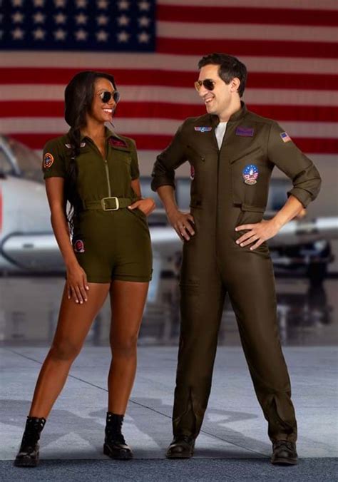 Top Gun Women S Flight Suit Romper Costume Top Gun Costumes