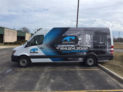 Precision Custom Van Wrap By Optimum Signs In Milwaukee Optimum Signs