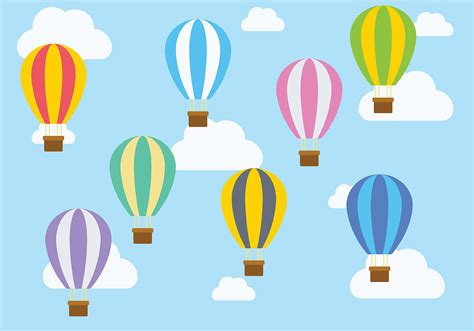 Hot Air Balloon Icon Vector 148164 Vector Art At Vecteezy