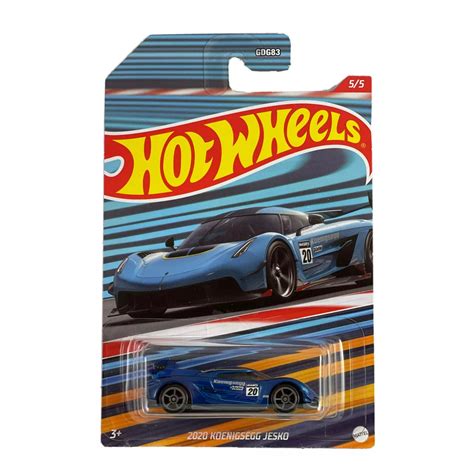 Метална кола Hot Wheels 2020 Koenigsegg Jesko син 1 64 eMAG bg