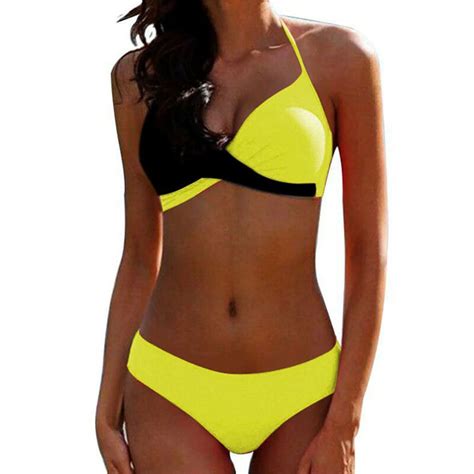 Damen Bademode Push Up Bikini Set Zweiteilige Kaufland De