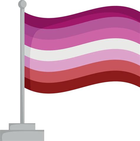 Lesbian Pride Flag Isolated On White Background Illustration 44629901 Vector Art At Vecteezy