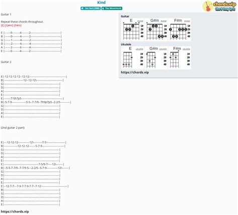 Chord: Kind - tab, song lyric, sheet, guitar, ukulele | chords.vip