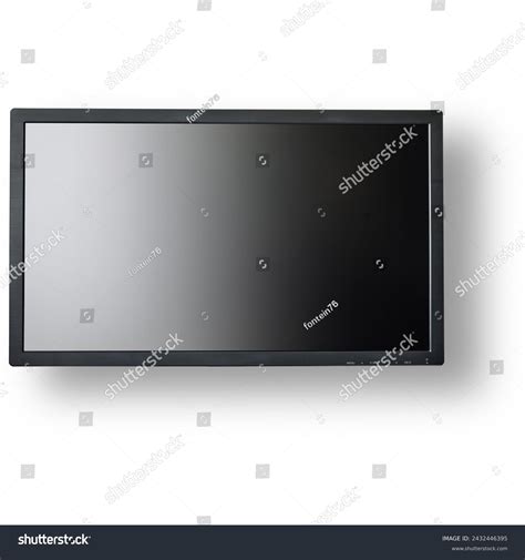 Realistic Plasma Tv Isolated On Transparent Stock Photo 2432446395