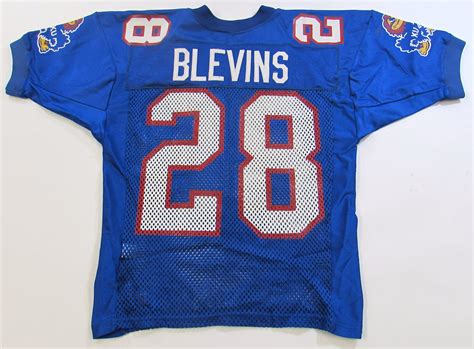 Lot Detail - Tony Blevins KU Game Used Jersey