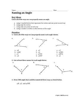 Measures of Angles Worksheets | PDF - Worksheets Library