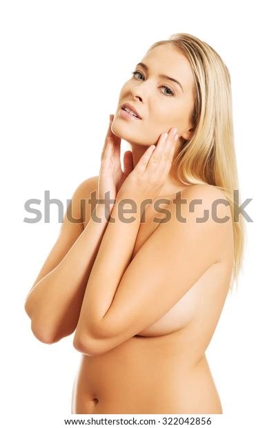 Portrait Nude Woman Covering Her Breast Stock Photo Shutterstock