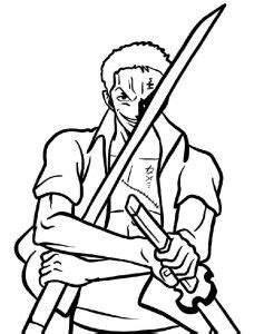 35 Desenhos Do Roronoa Zoro Para Imprimir E Colorir Pintar