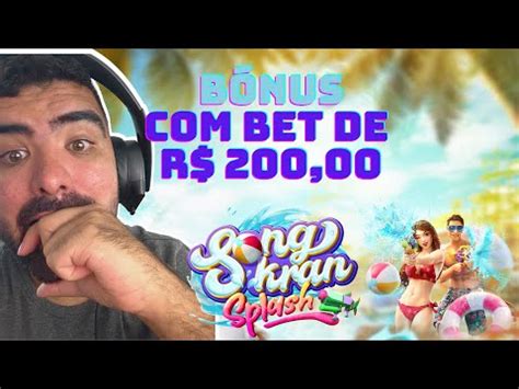 PEGAMOS UM BONUS NO SONGKRAN SPLASH BET DE R 200 00 REAIS Será