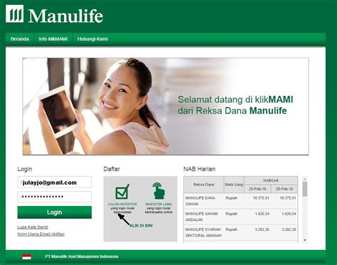 Investasi Reksa Dana Terjangkau Di Manulife