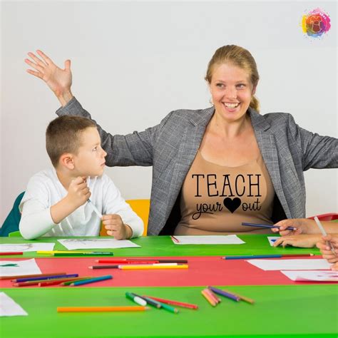 Teach Your Heart Out Adult Tee Bitchin Tees