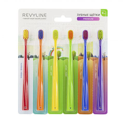 Набор зубных щеток Revyline SM5000 (6 шт.) купить в интернет-магазине ...