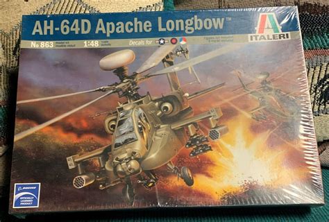 Italeri Ah D Apache Longbow Plastic Model Kit